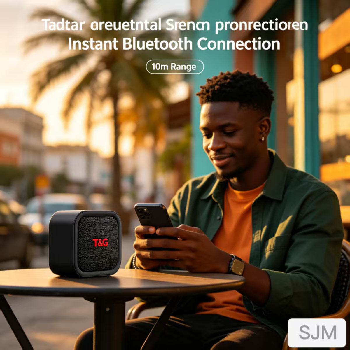 T&G Portable Bluetooth Speaker, Wireless Rechargeable Speaker with 10M Range & 100Hz-20kHz Frequency Response - Perfect for Home, Car, Outdoor & Fitness [Sold 655 units]