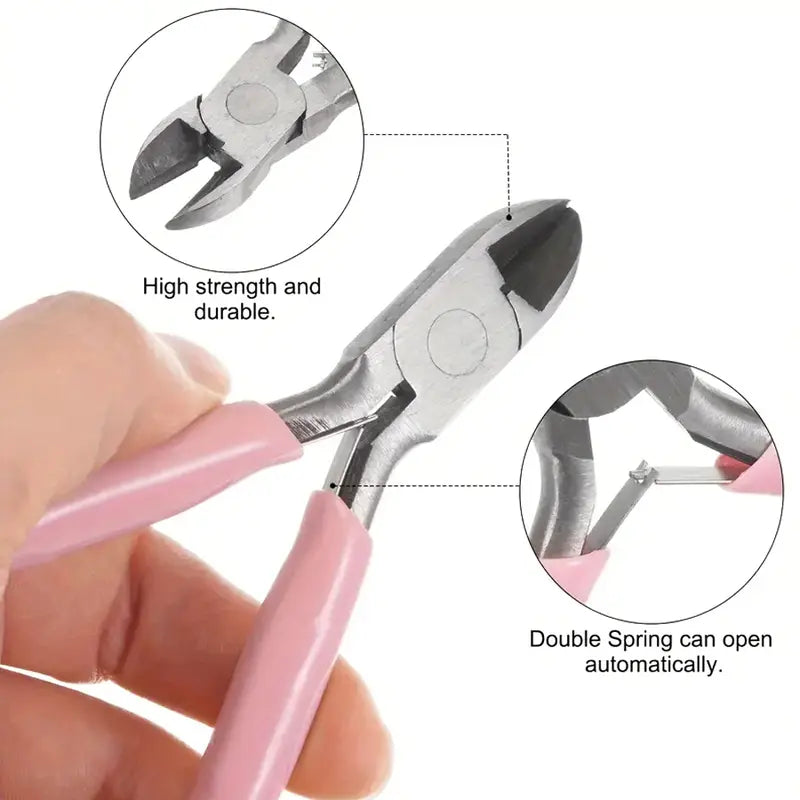 3-Piece Jewelry Pliers Set, Needle Nose, Round Nose & Wire Cutter Tools for Jewelry Making, Repair & Crafts