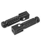 90-Degree Foldable M8 (8mm) Mounting Bolt Passenger Foot Pegs, Universal for Motorcycle, Scooter, E-Bike, Racing & Bicycle, Compatible with Most Electric Motorbike Accessories [Sold 541 units]