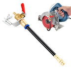 Angle Grinder Dust Remover Aluminum & Brass Misting Attachment, Dual-Mode Adjustable Flow Construction Accessory, Cooling Spray for Cutting Tile/Concrete, Cleaner Workspace Power Tool Accessory,toolupgrade