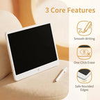 16-Inch Large LCD Writing Tablet | Erasable Electronic Drawing Board for Teens & Adults | Portable Sketchpad for Home Office School | Back to School Supplies & Holiday Gift | Erasable Scribble Tablet（sold：821）