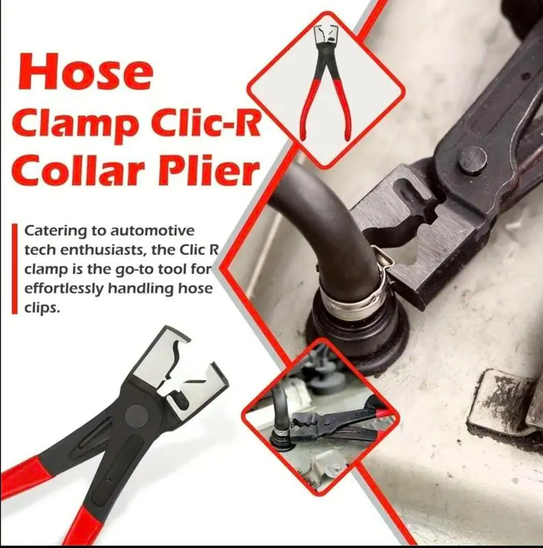 Professional Hose Clamp Kit, Automotive Mechanic Tool for Car Maintenance, Pipe Dismounting & Automotive Disconnect Repair Accessory  [Sold 1000+ units]