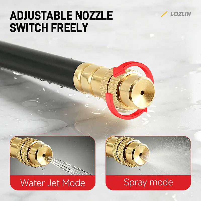 Angle Grinder Dust Remover Aluminum & Brass Misting Attachment, Dual-Mode Adjustable Flow Construction Accessory, Cooling Spray for Cutting Tile/Concrete, Cleaner Workspace Power Tool Accessory,toolupgrade