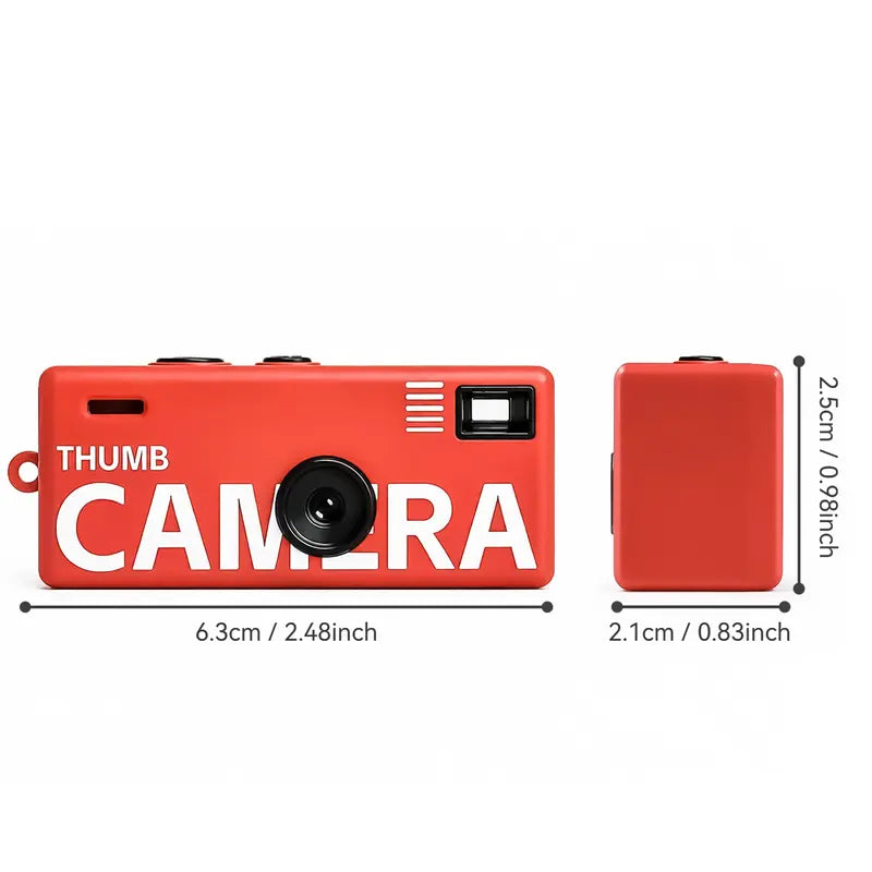 Compact Thumb Camera with Memory Card Reader, Keychain Camera, Wearable Recorder, Portable Camera, Student Outdoor Sports Camera, Kids Video Pocket Camera, Rechargeable, Keyrings