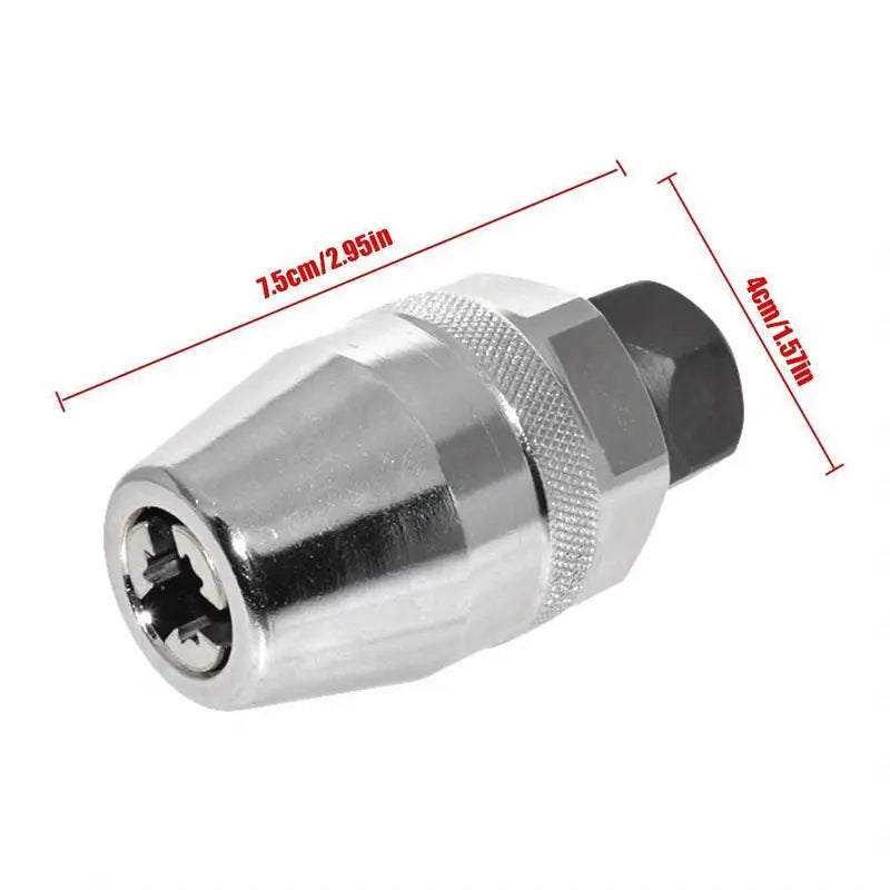 6-13mm Broken Bolt Extractor Set - Metal Damaged Stud Remover Tool for Impact Wrench and Ratchet, Non-Electric Manual Operation  [Sold 896 units]