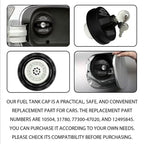 Locking Gas Cap, Lock Fuel Cap Replace 12495845 Compatible with Chevy, GMC, Toyota, Honda, Nissan, Subaru, Acura, Buick, Cadillac, Infiniti, Isuzu, Mitsubishi, Scion, Suzuki, Pontiac（1,000+ sold）