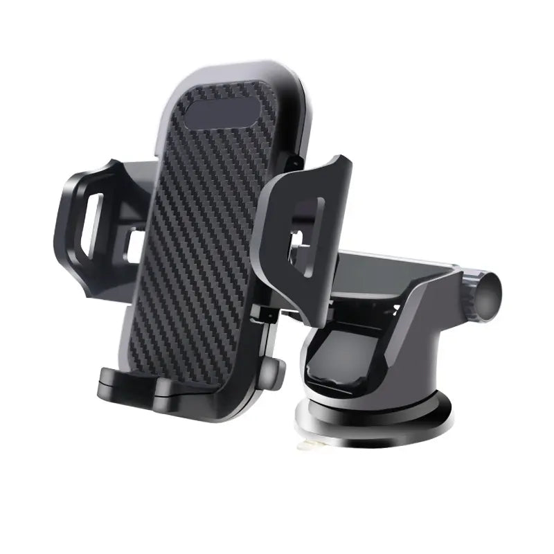 Car Phone Holder - Universal Secure Cellphone Holder Stand with Suction Cup, Windshield & Vent Attachments, Vehicle Mount Phone Accessories for iPhone, Samsung, Google & All Smartphones  [Sold 1000+ units]