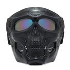 Skull Mask Halloween Gift, Tactical Full Face Protection Outdoor Riding Off-Road Motorcycle Windproof Goggles  [Sold 1000+ units]