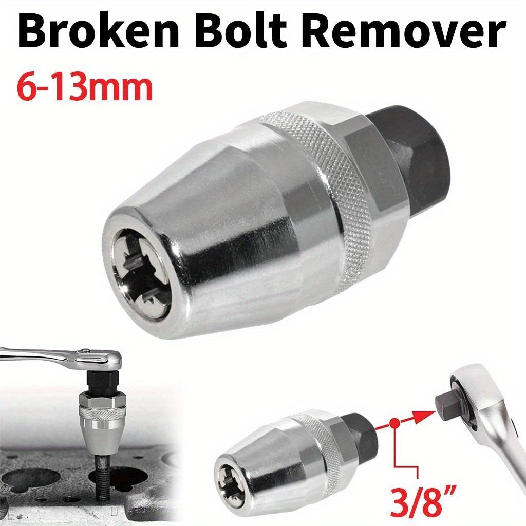 6-13mm Broken Bolt Extractor Set - Metal Damaged Stud Remover Tool for Impact Wrench and Ratchet, Non-Electric Manual Operation  [Sold 896 units]