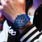 Men's Sporty Waterproof Quartz Watch, Quartz Analog Wristwatch, Fashionable Luminous Watch with Calendar Display for Party, Daily Clothing Decor, Trendy All-match & Exquisite Watch for Gift with Box（1,000+ sold）