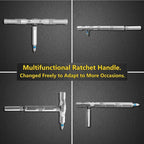 Ratchet Magnetic Screwdriver Set, S2 Steel Precision Screwdriver Set - Removable Self Assembly Screwdriver Kit for Furniture Assembly and Repair - Gift for DIYer [Sold 592 units]