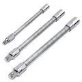 1/2 Inch 35cm Multifunctional Socket Wrench Set - 3 Bendable Shafts, Wrench Extender, Connecting Rod - Car Repair Tools for Car Repairs, Nuts/Pipes, Torque Range Use, Father's Day Gifts（1,000+ sold）