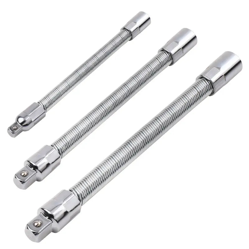 1/2 Inch 35cm Multifunctional Socket Wrench Set - 3 Bendable Shafts, Wrench Extender, Connecting Rod - Car Repair Tools for Car Repairs, Nuts/Pipes, Torque Range Use, Father's Day Gifts（1,000+ sold）