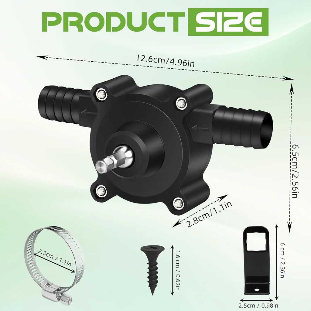 Drill Pump for Water Transfer, Self-Priming Electric Drill Powered Pump, Portable Hand Drill Water Pumps for Gasoline, Oil, Diesel, Aquarium, Garden – Heavy-Duty Transfer Pumps toolupgrade [Sold 621 units]