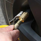 Car Air Pump Connector Tool with Press-Lock Nozzle, Clamp Tire Valve Stem, Vehicle Tire Inflator Adapter, Car Repair Tool, Air Pump Accessories