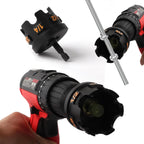 Nut Zipper Drill Attachment - Aluminium Alloy Hex Shank Hand Tools Hardware, Heavy Duty Work Tools and Gadgets for 1/4", 3/8", 1/2" Threaded Rods, Conduit Racks, Strut Systems Nut & Bolt Removal,toolupgrade   [Sold 606  units]