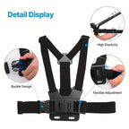 Action Camera Strap Set with Phone Clip, Mounting Kit for GoPro, Smartphones and Osmo Action, Sports and Photography Camera Accessories #GLOBAL PICKS