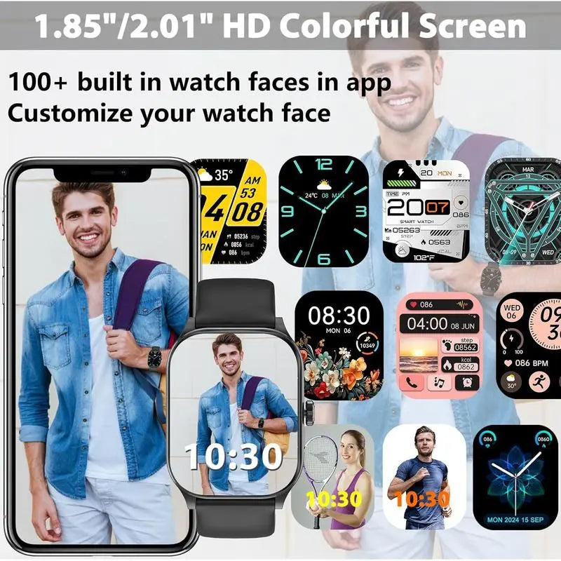 Z49 Smartwatch with Fitness Tracker, Sleep Monitor, Pedometer, Stopwatch for Fitness Enthusiasts, Holiday Gift, Wearable Device [Sold 683 units]