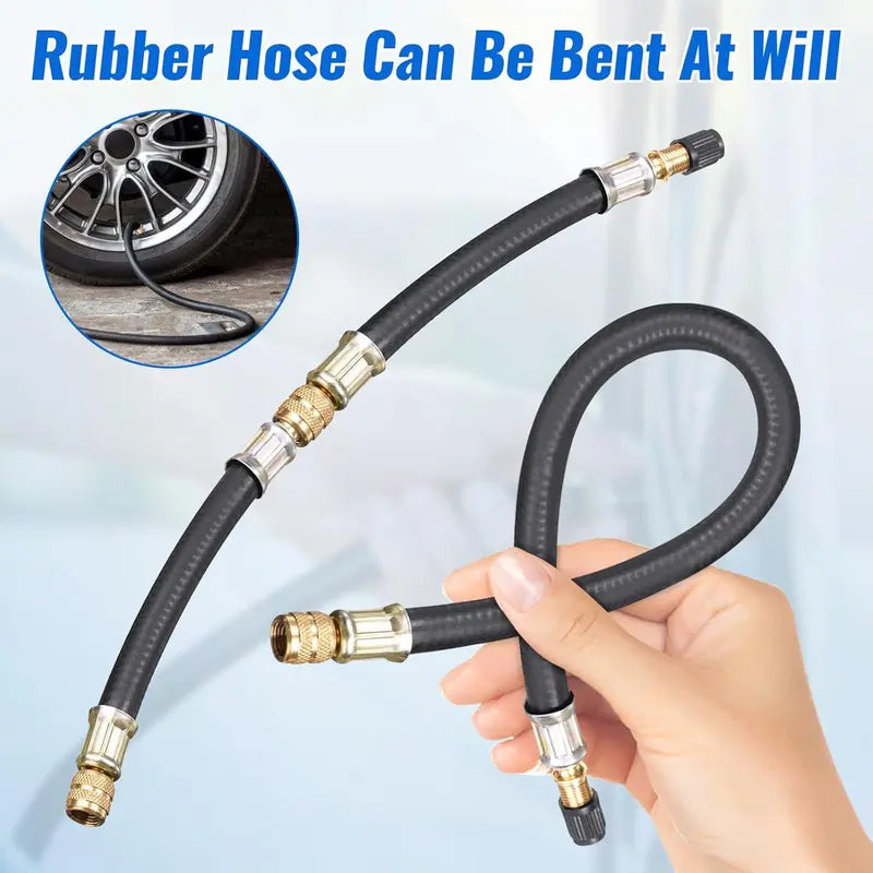 210mm Universal Flexible Tire Valve Extenders 2026 New Tire Valve Extension for Cars Motorcycles RV Trucks Bikes & Scooters Easy Install Versatile Use, toolupgrade [Sold 397 units]