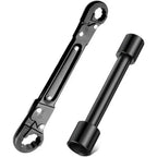 Professional Alloy Steel Plumbing Toolset - 1.2lb Dual Kwik Tite, Angle Stop, Adjustable Wrenches for Confined Spaces, Fits 1/2"-1" Angle Stops & Supply Nut Installation   [Sold 628 units]