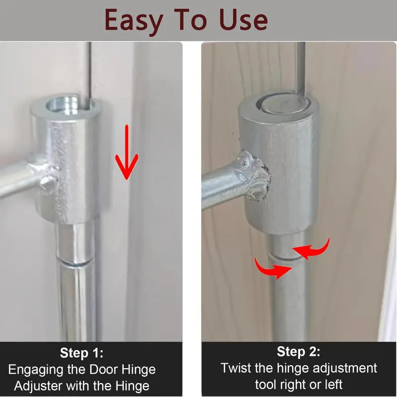 Door Hinge Adjustment Double-ended Door Hinge Maintenance Tool, Standard Round Bolt Heavy-duty Hinge Adjustment Tool, Door Leaf Adjustment Tool, Adjustable Door Hinge, Door Hardware