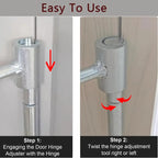 Door Hinge Adjustment Double-ended Door Hinge Maintenance Tool, Standard Round Bolt Heavy-duty Hinge Adjustment Tool, Door Leaf Adjustment Tool, Adjustable Door Hinge, Door Hardware