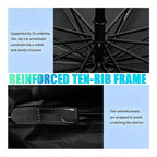 Foldable Windshield Sun Shade Umbrella Cover - Titanium Silver UV Protection, Heat-Insulation Front Auto Window Visor, Portable, Fits Most Cars and SUVs, Quick Install, Folding Easily with Storage Bag [Sold 659 units]