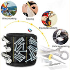 Magnetic Wristband Tool Holder, Adjustable Breathable Storage Armband, Wrist Magnet Strap for Holding Screws, Nails, Bolts & Drill Bits, Tool Organizer, Tool Pouch, Tool Pockets, Tool Organisers