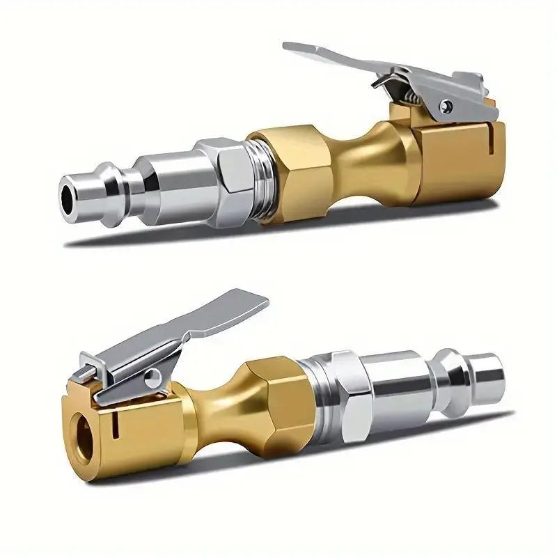 Heavy Duty Car Tire Inflation Nozzle with Clip, Tire Repair Tool for Car, Truck and Bicycle, Tire Inflator Tool, Automotive Repair Tools, Tire Inflator Nozzles  [Sold 1000+ units]