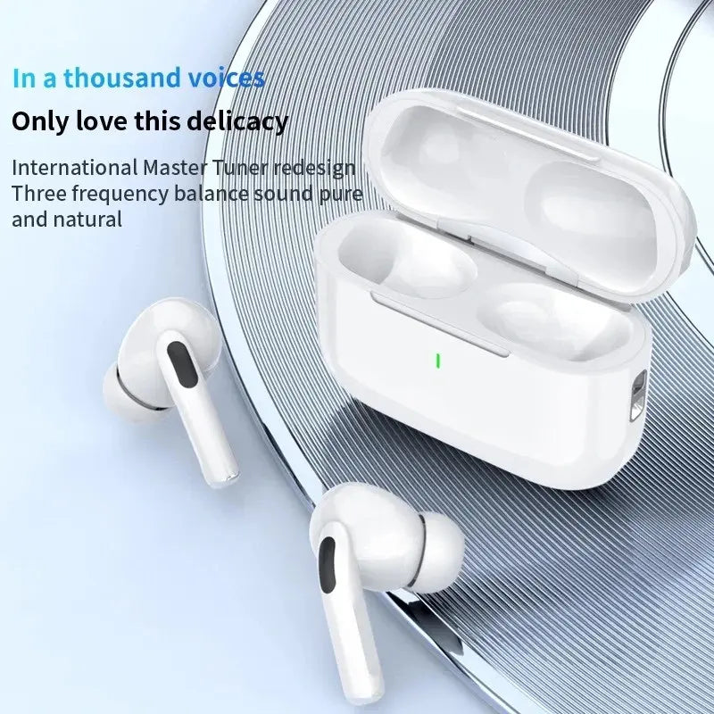 TWS Wireless Earbuds Bluetooth 5.3 ANC Noise Cancelling HiFi Stereo Low Latency Earphones for iPhone & Android