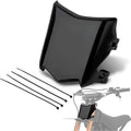 Front Number Plate Holder for E Bike - Thick PP Plastic License Plate with Zip Ties, Universal for Surron Light Bee S/X, Talaria Sting MX3 MX4, Yozma IN10, Ridstar Q20, Super73 E-Ride Pro   [Sold 1000+ units]