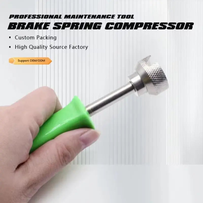 Steel Brake Spring Washer Tool for Rear Wheel, Ergonomic Handle Car Repair Tool, Repair Brake Shoe Compressor Drum Brake Tool, Compatible with 5/8 Inch to 7/8 Inch Diameter Washers（1,000+ sold）
