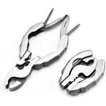 1 Piece Stainless 9-in-1 Multi-Tool Keychain Kit, Stainless Hand Tool with Folding Chain, Screwdriver and Pliers, Hardware Pocket Accessory for Outdoor Use, Tool Accessories