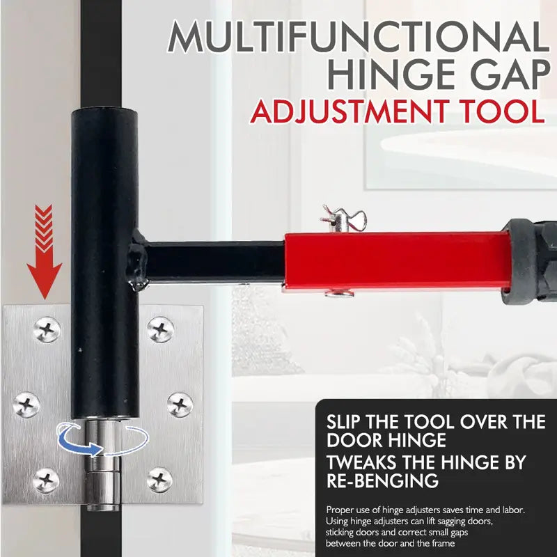 4 in 1 Hinge Adjustment Wrench Tool Kit, Adjustable Wrench, Hinge Adjustment Tool, Professional Door Hinge Adjustment Tool, Hand Tool for Home and Commercial, Heavy Duty, Hardware