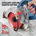 Angle Grinder Dust Remover Aluminum & Brass Misting Attachment, Dual-Mode Adjustable Flow Construction Accessory, Cooling Spray for Cutting Tile/Concrete, Cleaner Workspace Power Tool Accessory,toolupgrade