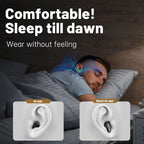 MSHUKCOE Wireless Bluetooth Headphones，Tiny Size Invisible Earbuds，Waterproof Headsets，With Mic，Sleep and Sports Earphones Set, 2 Pairs, Mini and Short Handle Design，for Work Sport Sleeping summerwins