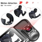 1080P High-Definition Fixed Unisex Portable Mini Body Cam - Tiny Clip-On LCD Digital Vlogging Camera Recorder with IR Night Vision, Loop Recording, Hands-Free Shooting, Screen Preview (SD Card Not Included, Outdoor Gadget)