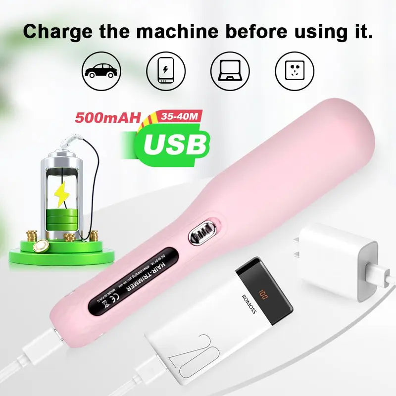 Automatic Electric Hair Clipper, Multifunctional Type-c Rechargeable Hair Split End Clipper, Portable Wireless Cordless Trimmer, Hair Care Tool