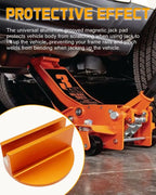 Universal Aluminum Grooved Magnetic Jack Pad, Jacking Puck Pinch Weld Frame Rail Adapter, Oil Change Mush Haves, Change Tire Repair Tires Oil Must Have, for Car SUV Truck Pickup Sedan MPV Wagon, dealsforyoudays
