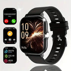 New Smartwatch (Black) Wearable Device, Outdoor Sports, Smart Watch, Wireless Talking/Dialing, Multi-Sport Mode, Call Reminder and Rejection, SMS Reminder, Message Reminder, Various APP Reminders, back to school, back to school haul [Sold 604 units]