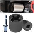 Universal Jack Socket Adapter for Hand Drill Sturdy Scissor Jack Drill Adapter Heavy-Duty Socket Converter Easy Tire Change Tool for Electric Wrenches Hand Drills and Ratchets [Sold 688 units]