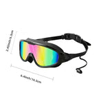 Anti-fog Swimming Goggles, Anti-UV Swimming Goggles, Swim Glasses for Men Women Youth, Water Sports Equipmen