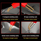 New Plastic Welder Rapid Fever Welding Repair Kit with Welding Nails + Pliers Plastic Welding Gun Used to Repair Most Plastic Cracks Repair Kit Overheating Protection