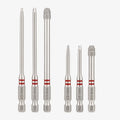 Screwdriver Bits Set 6pcs with Magnetic Hex Shank Pagoda-Shaped Design in Multiple Sizes for Electric Drills and Wrenches, summervibes