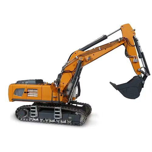 4DRC Alloy Remote Control Excavator Toy Car 1/14 Scale RTR Simulation Electric Excavator Engineering Vehicle