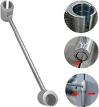 2 Pcs Hinge Gap Adjustment Wrench, Door Hinge Adjustment Tool Kit (14-19mm and 23-25mm), Heavy Duty Door Hinge Repair Tool for Precise Door Hinge Alignment, Suitable for Fire Doors, Security Doors [Sold 436 units]
