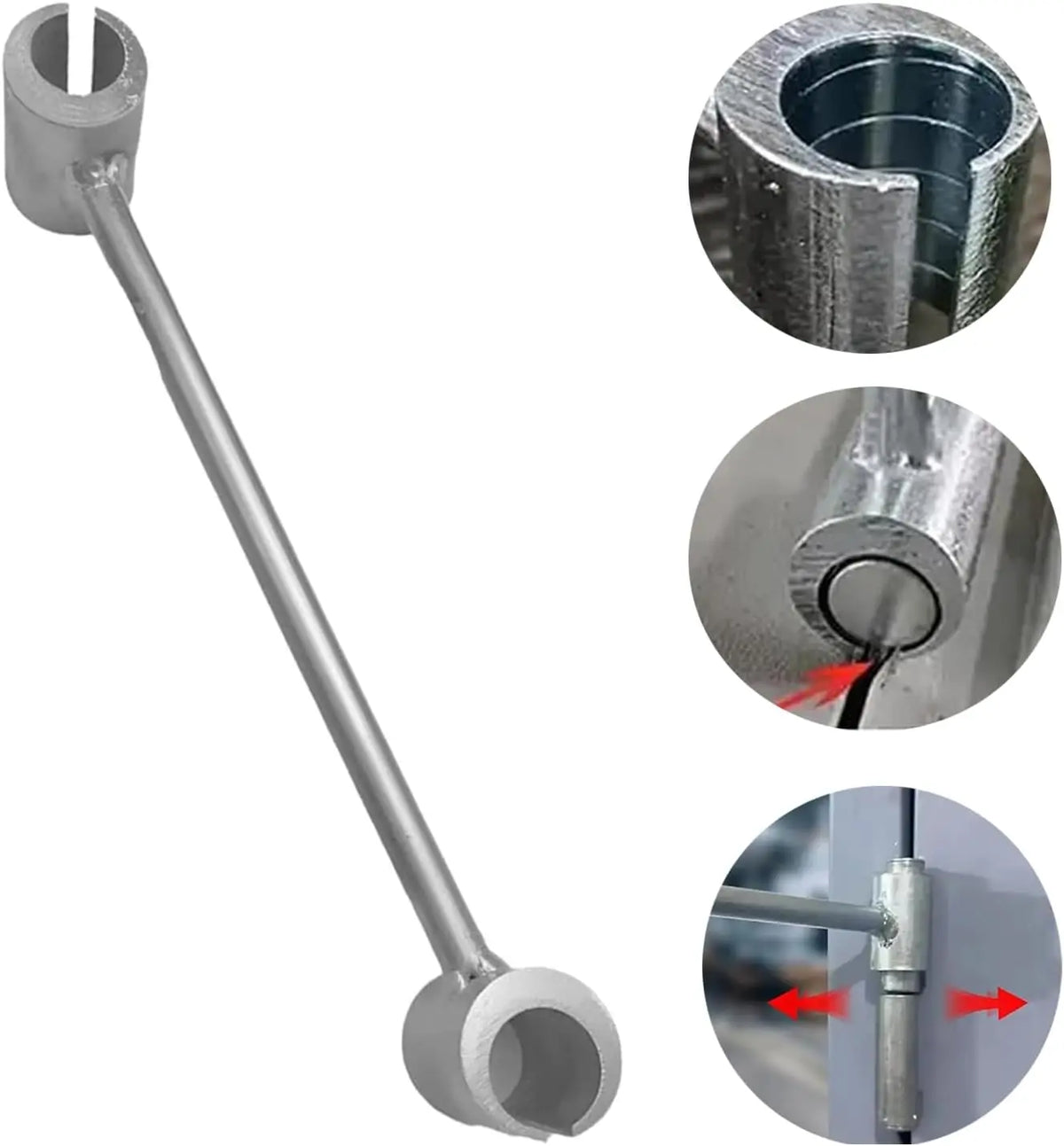 2 Pcs Hinge Gap Adjustment Wrench, Door Hinge Adjustment Tool Kit (14-19mm and 23-25mm), Heavy Duty Door Hinge Repair Tool for Precise Door Hinge Alignment, Suitable for Fire Doors, Security Doors [Sold 436 units]