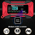 This product needs to be plugged into a socket for use🛵🔋Smart Battery Charger for Car & Motorcycle