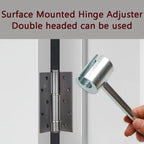Door Hinge Adjustment Double-ended Door Hinge Maintenance Tool, Standard Round Bolt Heavy-duty Hinge Adjustment Tool, Door Leaf Adjustment Tool, Adjustable Door Hinge, Door Hardware
