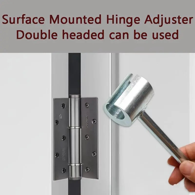 Door Hinge Adjustment Double-ended Door Hinge Maintenance Tool, Standard Round Bolt Heavy-duty Hinge Adjustment Tool, Door Leaf Adjustment Tool, Adjustable Door Hinge, Door Hardware